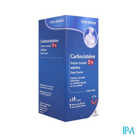 CARBOCIST MYL 5% S buv ss suc Ad Fl/200ml