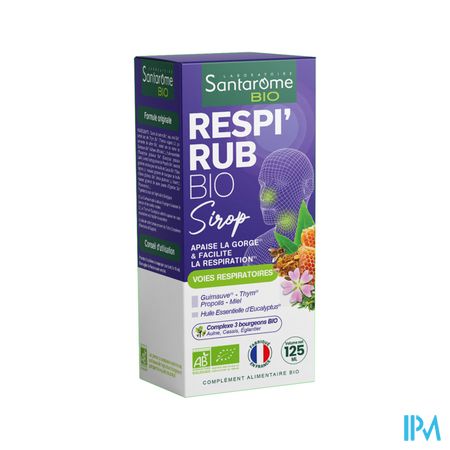 Santarome Respi Rub Sirop Bio 125ml