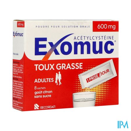 EXOMUC 600MG SACHET 8