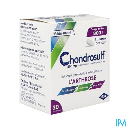 CHONDROSULF 800MG CPR 30
