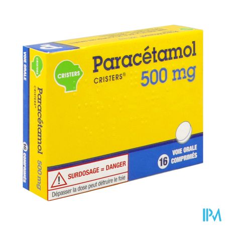 PARACETAMOL 500MG CRISTERS CPR 16