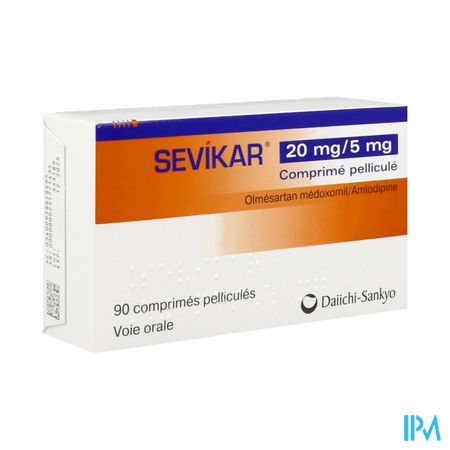 Sevikar 20mg/5mg Comprime 90