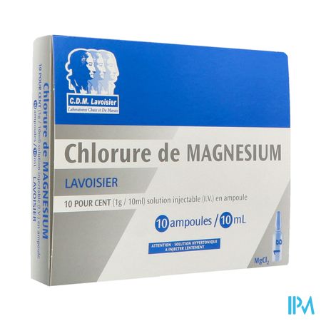 Lavoisier Magnesium Chlorure 10% Solution Injectable 10ml 10