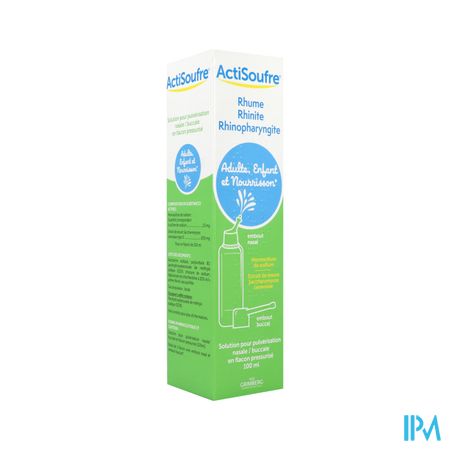 ACTISOUFRE PULV NASAL/BUC 100ML