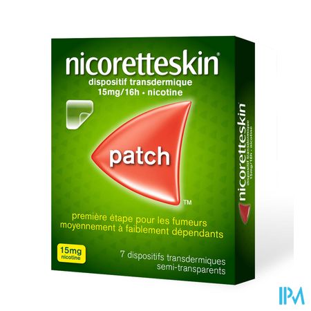 NICORETTESKIN 15MG/16H D/TRANSD 7