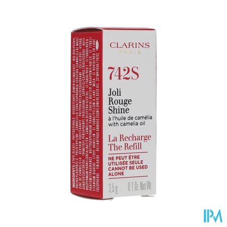 Clarins Joli Rouge A Levres Brillant La Recharge 742s 3g5
