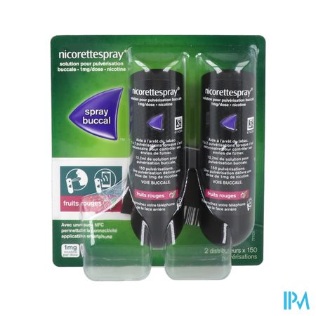 NICORETTESPRAY FR 1MG/DOSE SOL FL2