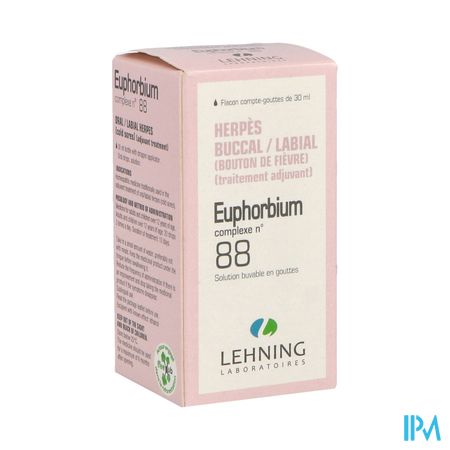 Lehning Complexe 88 Euphorbium Solution Buvable 30ml