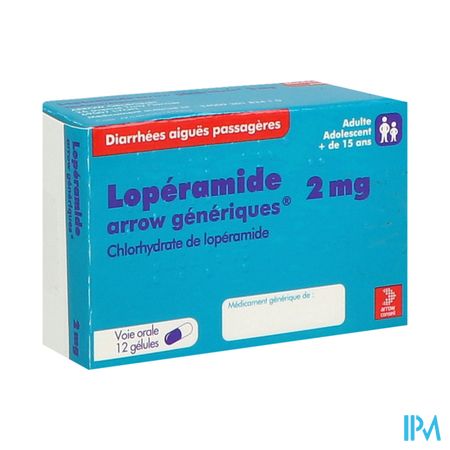 LOPERAMIDE 2MG ARROW CONS GELUL 12