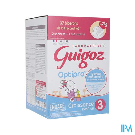 Guigoz 3 Optipro Croissance Poudre 1kg2
