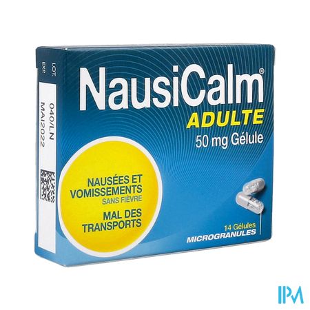 Nausicalm 50mg Gelule 14