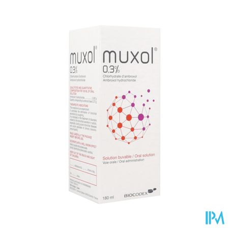 MUXOL 0,3% SOL BUV S/S 180ML
