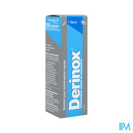 Derinox Solution Pour Pulverisation Nasale 15ml