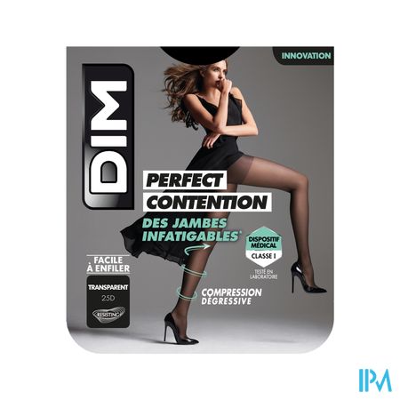 DIM COLL PERFECT TRANSP NOIR T4