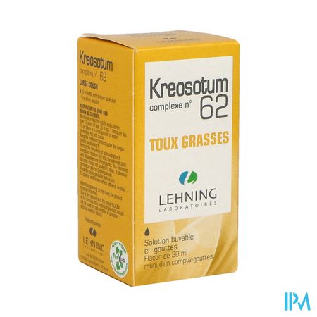 Lehning Complexe 62 Kreosotum Solution Buvable 30ml