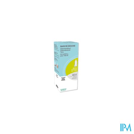 CHLORHEXIDINE/CHLOROBUT TEVA 500ML