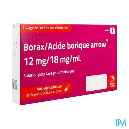 BORAX/AC.BORIQUE ARW SOL OPH 5ML10