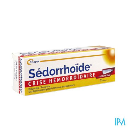 SEDORRHOIDE CRISE HEMORR CR TUB30G