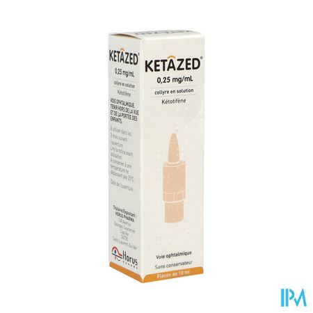 Ketazed 0mg25/ml Collyre En Solution 10ml — Pharmacie Européenne 24/24 by Nexum