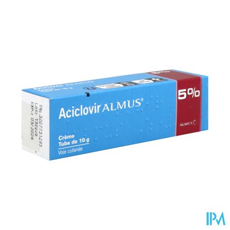 Aciclovir Almus 5% Creme 10g