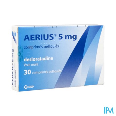 Aerius 5mg Comprime 30 — Pharmacie Européenne 24/24 by Nexum