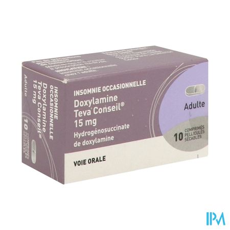 DOXYLAMINE 15MG TEV CONS CPR SEC10