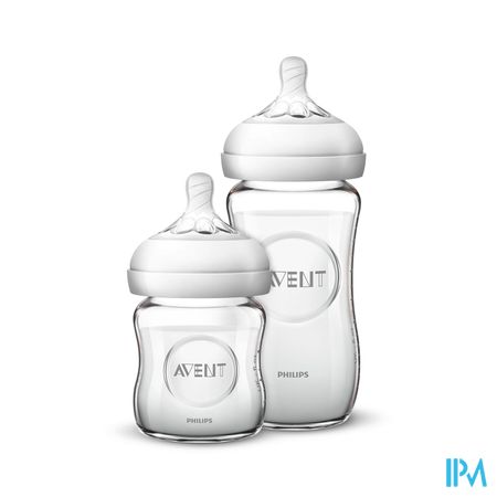 BIB AVENT NATURAL VERRE 125+240ML