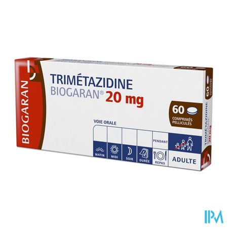 Trimetazidine Biogaran 20mg Comprime 60