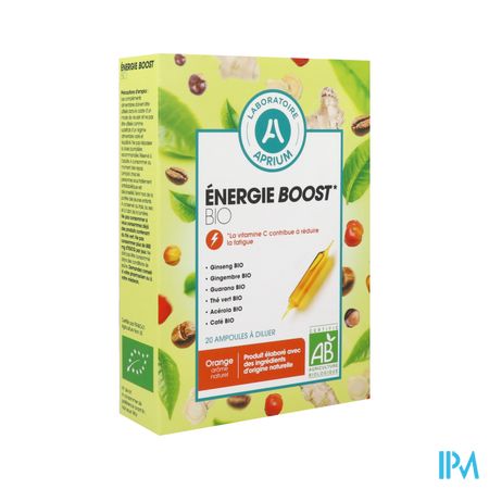 Laboratoire Aprium Energie Boost Ampoule 20