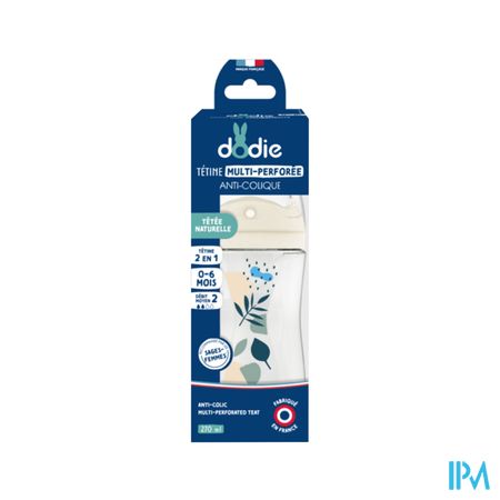 DOD BIB TEAT&RING BLEU 3+ 270ML