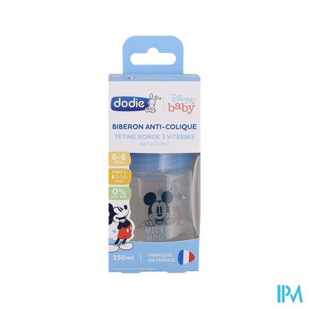 DOD BIB INIT+150ML MICKEY 0-6M