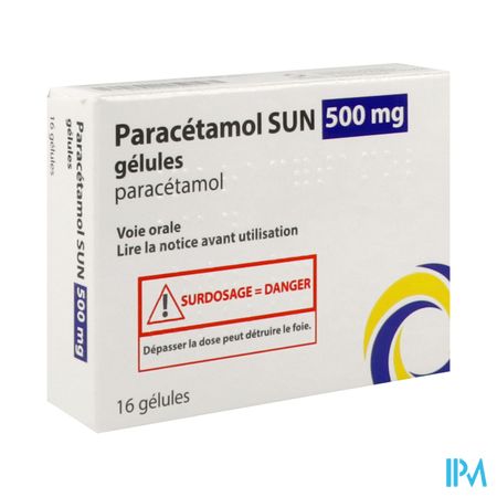 PARACETAMOL 500MG CRISTERS GEL 16