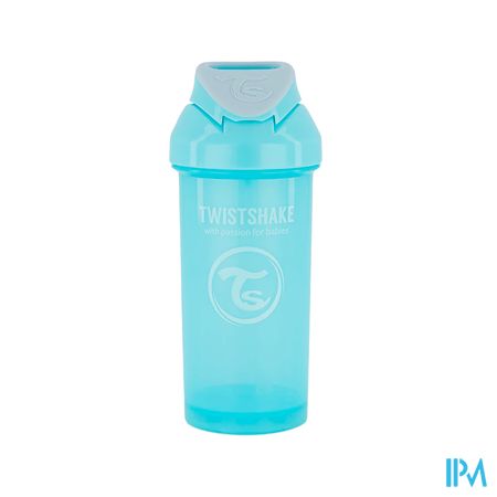 TWISTSHAKE TASSE PAILLE 360ML BLEU