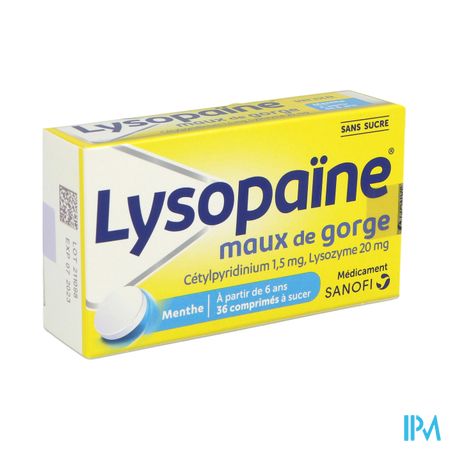 LYSOPAINE CETYL CPR SUCER S/S18X2