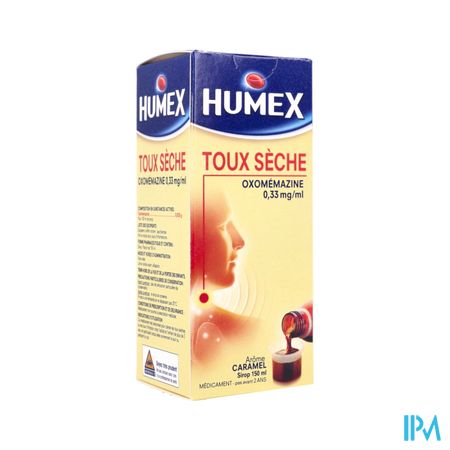 Humex Toux Seche Oxomemazine 0mg33/ml Sirop 150ml