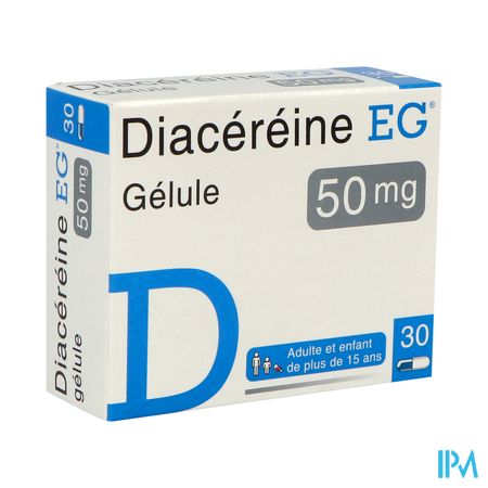 Diacereine Eg 50mg Gelule 30