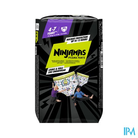 PAMPERS PANTS NINJAMAS VERT T7 X10