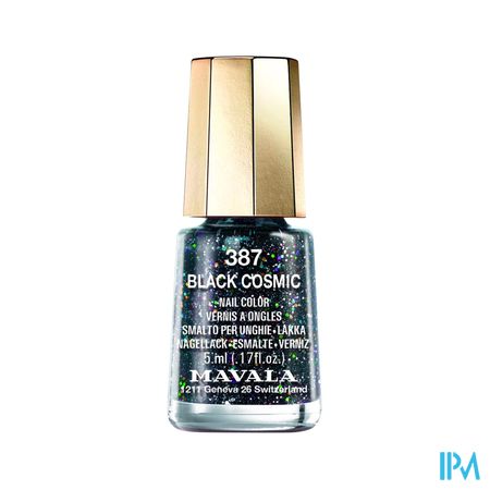 MAVALA VERNIS ONGL BLACK COSMIC387