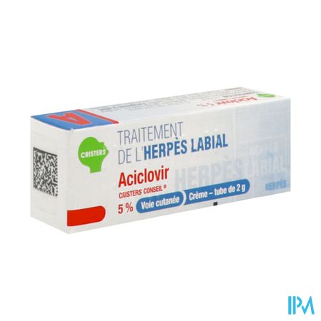 Aciclovir Cristers 5% Creme 2g