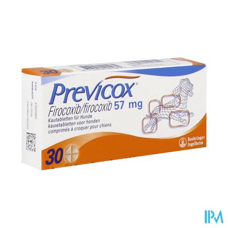 PREVICOX CPR 57MG BT 30