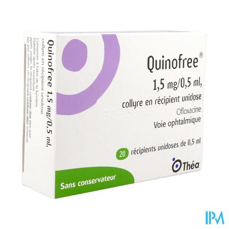 Quinofree 1mg5/0ml5 Collyre Unidose 20 — Pharmacie Européenne 24/24 by Nexum