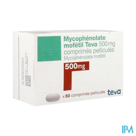 MYCOPHENOLATE/MOF 500MG TEV CPR 50