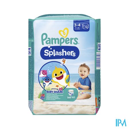 PAMPERS SPLASHERS BAIN JET T3-4 12