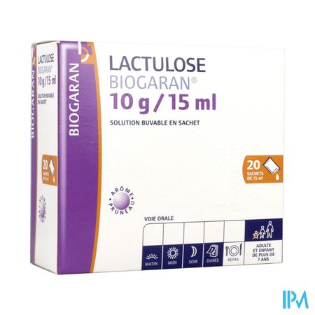 LACTULOSE 10G/15ML BIOGAR SACH 20