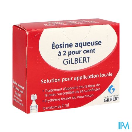 EOSINE AQUEUSE 2% GILBERT 2ML 10