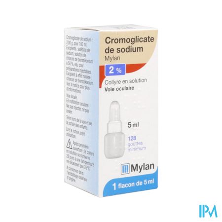 CROMOGLICATE 2% VIATRIS COL 5ML