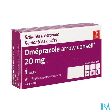 OMEPRAZOLE 20MG ARROW CONS GEL 14