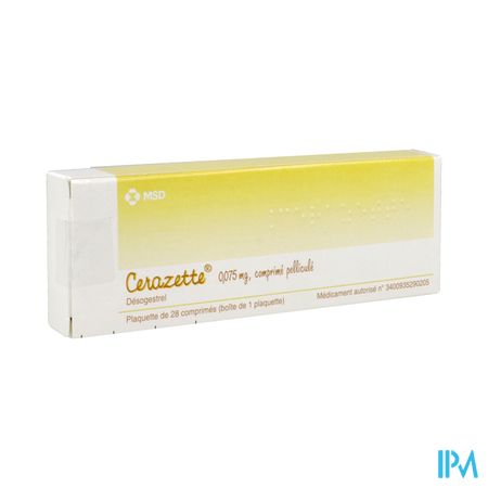 Cerazette 0mg075 Comprime 28 X1