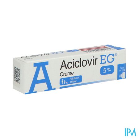 Aciclovir Eg 5% Creme 10g