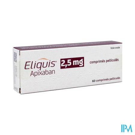 Eliquis 2mg5 Comprime 60 — Pharmacie Européenne 24/24 by Nexum